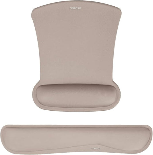 MOSISO Wrist Rest Support for Mouse Pad & Keyboard Set, Ergonomic Mousepad by MOSISO