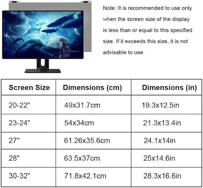 Docooler Computer Privacy Screen Filter, Hanging Screen Filter Compatible - Image 9
