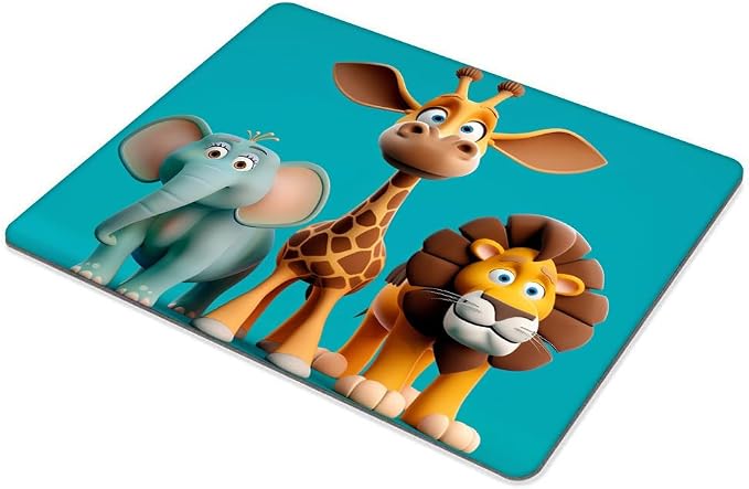 Square Mouse Pad Cute Animal-1, Gaming Mouse Pads - Image 5