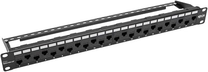 Tripp Lite 24-Port Cat5e Cat6 Feed-Through Patch Panel Offset w/Cable - Image 4