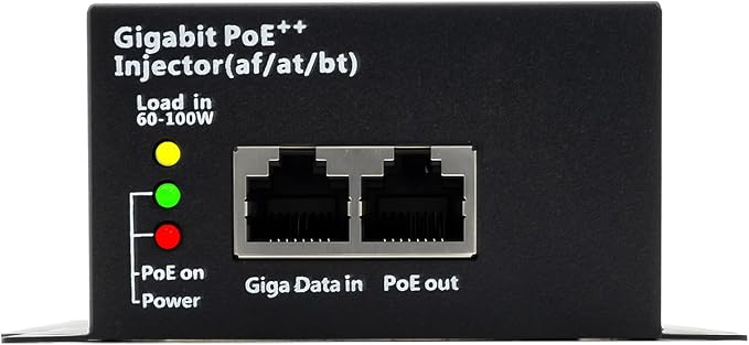 High Power Gigabit PoE++ Injector Adapter, Integrated Power Supply, Convert A - Image 7