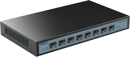 SODOLA 8 Port 10G Web Managed Switch, 8X10G SFP+ Ports, Link by SODOLAPoENETWORKS