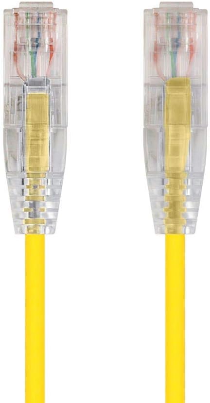 Monoprice Cat6 6in Yellow Component Level Patch Cable UTP 28AWG 550MHz Pure by Monoprice