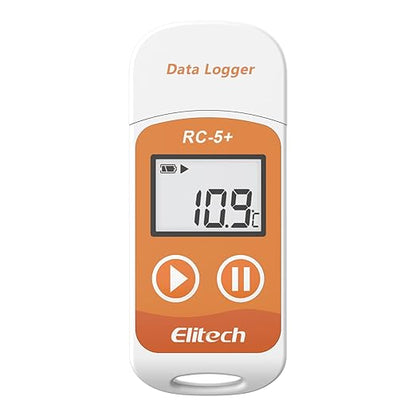 Elitech RC-5+ Digital PDF USB Temperature Data Logger Reusable Recorder by Elitech