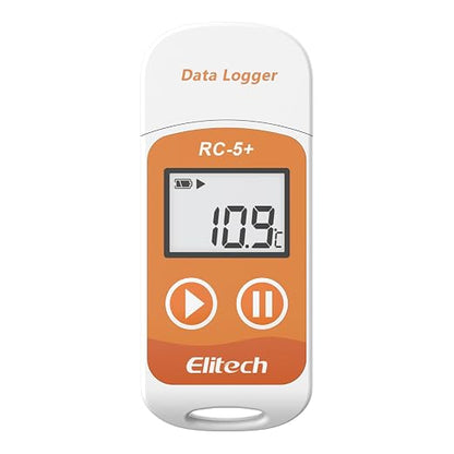 Elitech RC-5+ Digital PDF USB Temperature Data Logger Reusable Recorder by Elitech