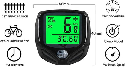 SY Bicycle Speedometer and Odometer Wireless Waterproof Cycle Bike Computer - Image 2