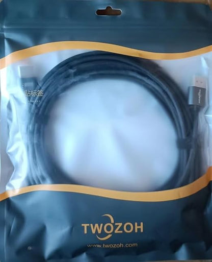 Twozoh Ultra-Thin Long HDMI to HDMI Cable 25FT, Hyper Slim HDMI 2.0 Cable - Image 9