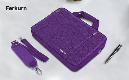 Ferkurn Laptop Bag Case for Women Men Computer Bag Compatible - Image 8