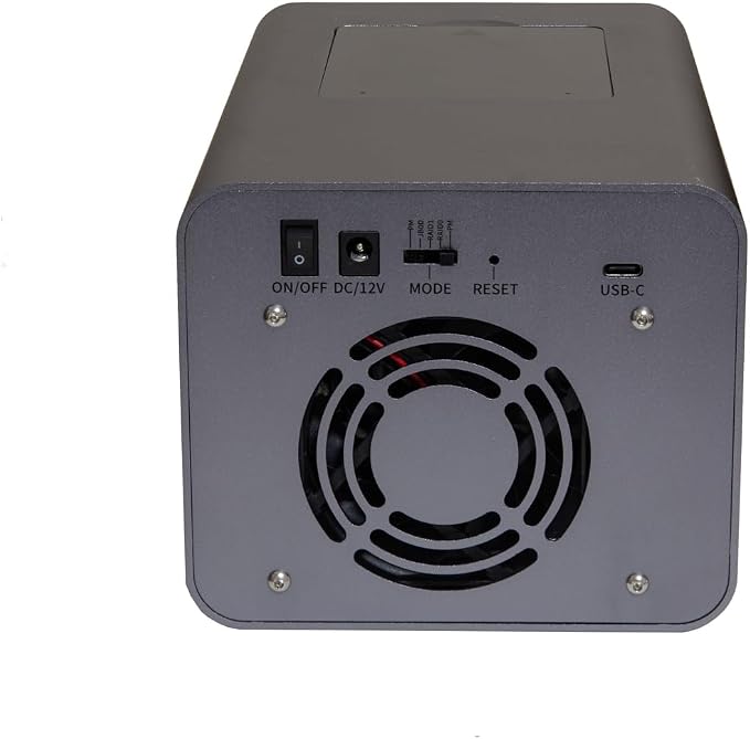 USB 3.2 Type-C 2 Bay 2.5 Inch and 3.5 Inch SATA Hard Drive + 2 Bay M.2 NMVe - Image 4