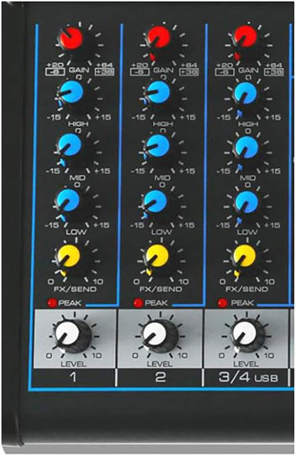 Pyle Professional Audio Mixer Sound Board Console System - Image 6