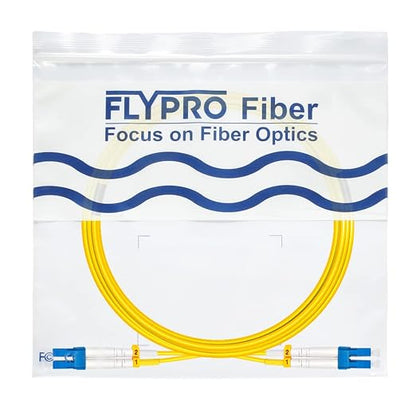 FLYPROFiber- 30M OS2 Fiber Patch Cable LC to LC, Length Options: 0.2m-200m - Image 7