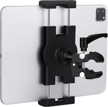 Boat Helm Tablet Holder, Marine Boat Handle Bar Pole Mount, 360°Rotation Clamp by Mippko