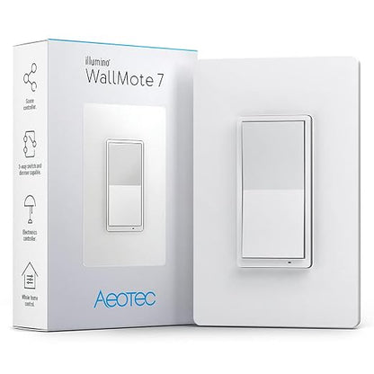 Z-Wave Wireless Remote Control/Scene Controller, Aeotec WallMote 7, Trigger by Aeotec