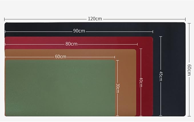 KINGFOM Desk Pad Office Desktop Protecter, PU Leather Desk Mat Blotters - Image 5