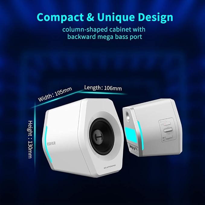 G2000 32W PC Computer Speakers for Gaming Desktop PC Laptop Mac Computer Woofer - Image 6