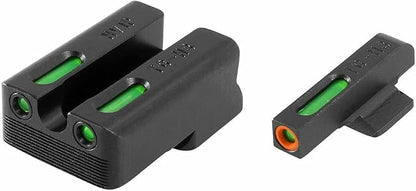 Truglo TFX PRO Handgun Sight, Glowing Shock Proof Tritium and Fiber Optic Night by TruGloInc-Sports