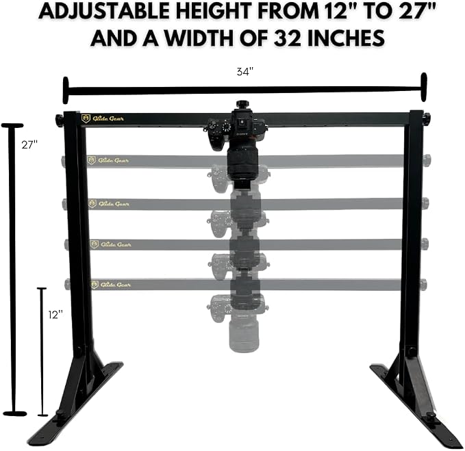 Glide Gear OH100 Professional Metal Overhead Table Top Mount Stand Photography - Image 6