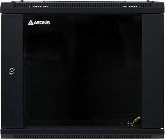 AEONS 9U Professional Wall Mount Network Server Cabinet Enclosure 19-Inch - Image 2
