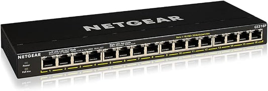 NETGEAR 16-Port PoE+ Gigabit Ethernet Unmanaged Essentials Switch - by NETGEAR