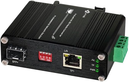 Industrial 10G Fiber Media Converter Mini 10GBase-X SFP+ Fiber Optic - Image 7