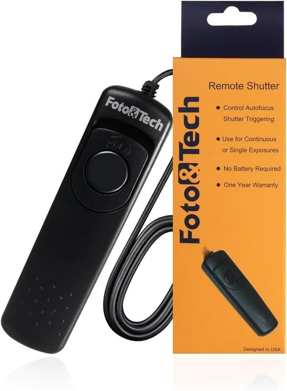 Foto&Tech Wired Remote Shutter Release Control CS-205 Replacement by FOTO%26TECH