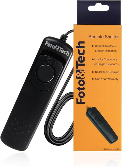 Foto&Tech Wired Remote Shutter Release Control CS-205 Replacement by FOTO%26TECH