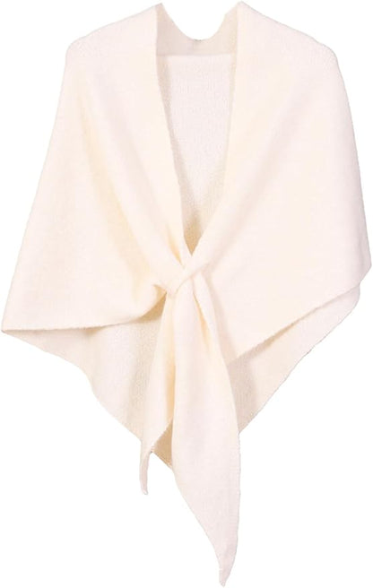 Shawls Wraps Women Triangle Sweater Scarf Warm Wool Blend Pashmina Cape Cold by Obosoyo