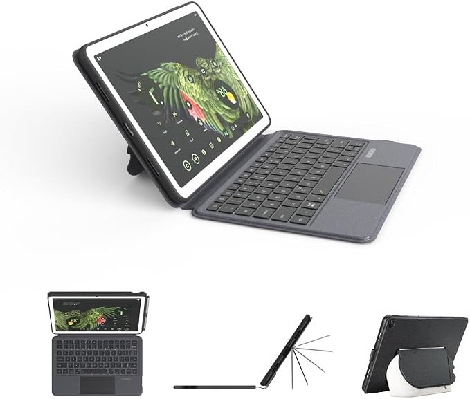 EIP Magnetix Keyboard Case for Google Pixel Tablet 11 inch, Adjustable Viewing by eiP