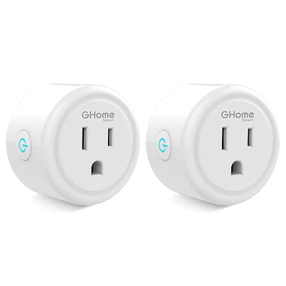 GHome Smart Plug Mini, WiFi Smart Outlet Plug Works by GhomeSmart