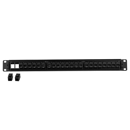 1 Pack 24-Port Cat6 Patch Panel - 10G Ready Rack-Mountable 1U Network Panel - Image 3