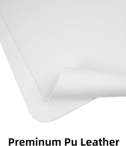 Leather Desk Pad Protector, Mouse Pad, Office Desk Mat, Non-Slip PU Leather - Image 2