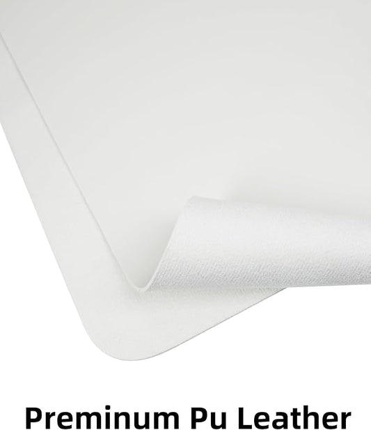 Leather Desk Pad Protector, Mouse Pad, Office Desk Mat, Non-Slip PU Leather - Image 2