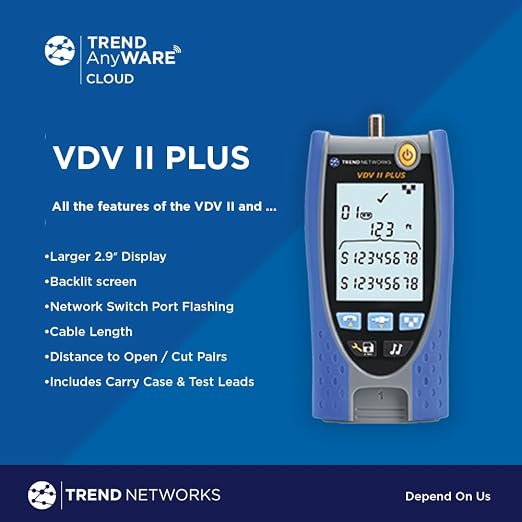 TREND Networks | R158008 | VDV II Plus | Cloud Connected | Voice, Data and - Image 5