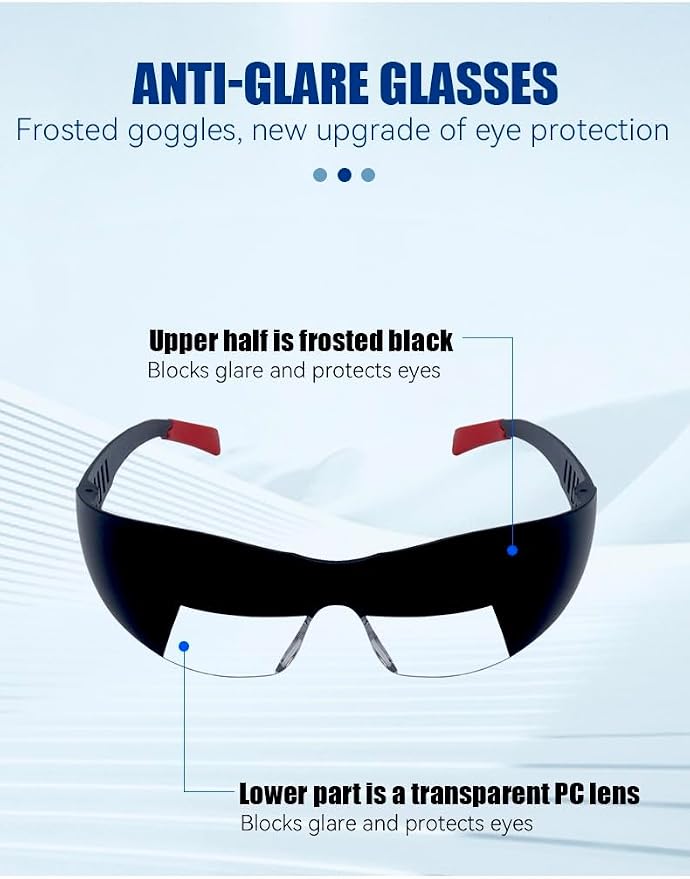 Flaperon Black Fog Foggles for Pilot Training, Adjustable Band, Embossed Hard - Image 3