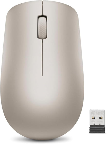 Lenovo 530 Wireless Mouse with Battery, 2.4GHz Nano USB, 1200 DPI Optical Sensor by LENOVO