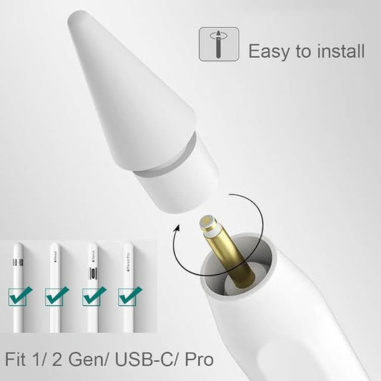 Replacement Tips for Apple Pencil 1st Generation/ 2nd Generation Tips, iPad - Image 2