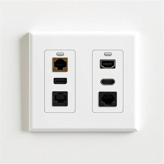 2 Gang Decorative Screwless Wall Plate Light Switch Cover, Hidden Screw Smooth - Image 2