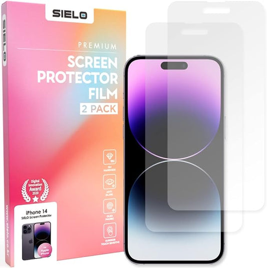 SIELO 2 Pack Matte Screen Protector, 9H Hardness Shatterproof & paper-feel PET by SIELO
