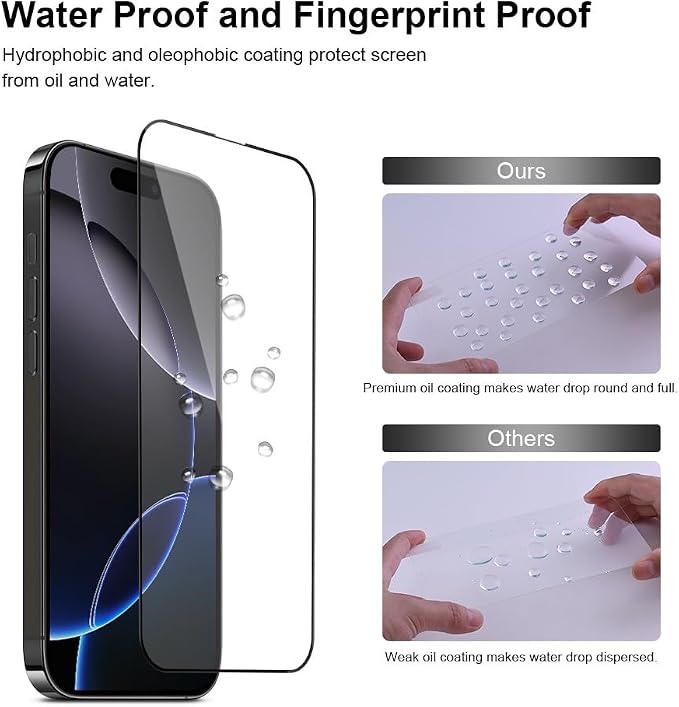 2 pack Full 9H+ 12FT Military Grade Glass Screen Protector - Image 5