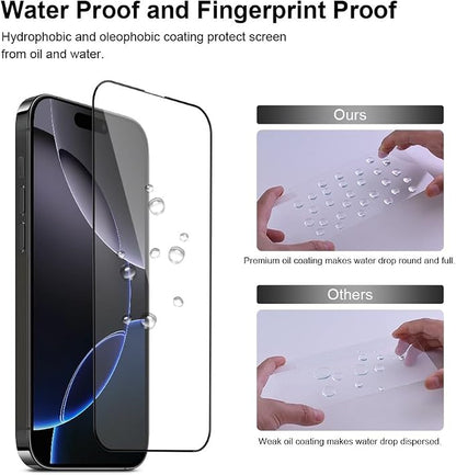2 pack Full 9H+ Military Grade Glass Screen Protector - Image 5