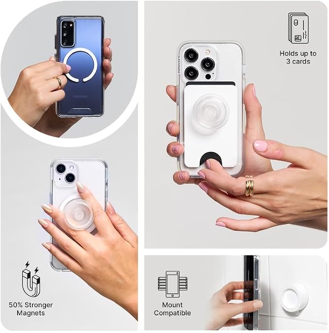 PopSockets Phone Wallet with Expanding Grip and Adapter Ring - Image 6
