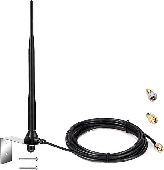Smart Gate Door Opener Antenna 433.92 MHz Long Range Receiver 10 feet Low Loss by Nelawya