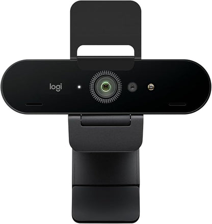 Logitech Brio 4K Webcam, Video Calling, Noise-Cancelling mic, HD Auto Light by Logitech