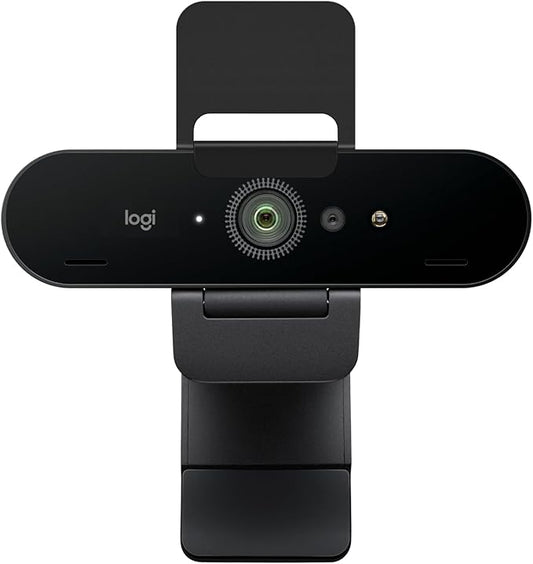 Logitech Brio 4K Webcam, Video Calling, Noise-Cancelling mic, HD Auto Light by Logitech