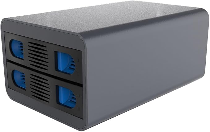 IO Crest 2 Bay Tool Less Tray Hot Swappabe 2.5" 3.5" SATA Non Raid External USB by IOCrest