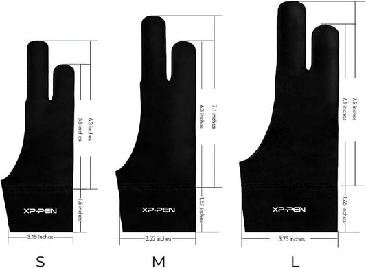 XPPen Artist Drawing Glove 2-Fingers Digital Art Glove - Image 2
