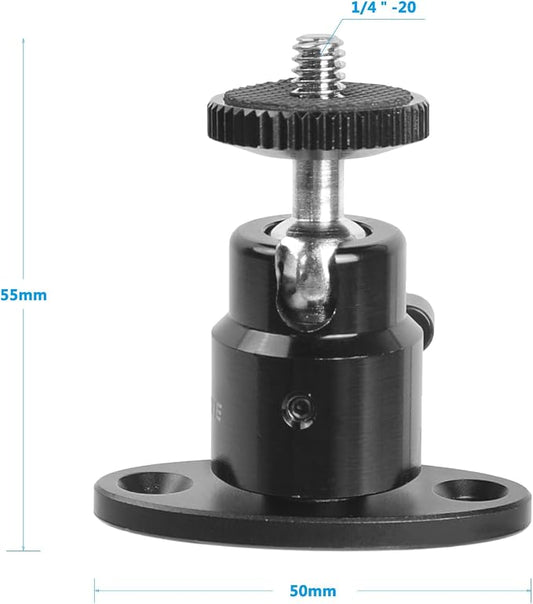CAMVATE 1/4"-20 Mini Ball Head - Image 2