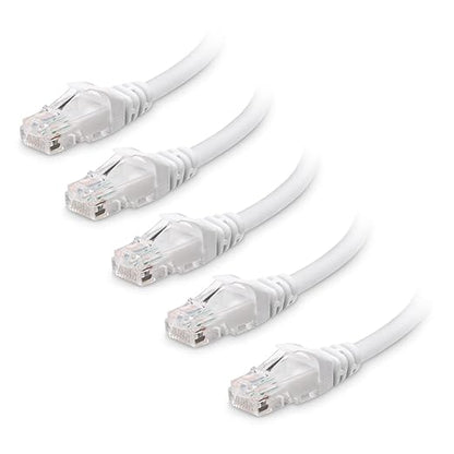 Cable Matters 10Gbps 5-Pack Snagless Short Cat 6 Ethernet Cable - 2ft by CableMatters
