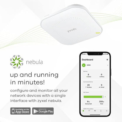 Zyxel WiFi 6 Wireless Access Point AX3000 | PoE+ / AC Powered | 2.5Gb Ethernet - Image 7
