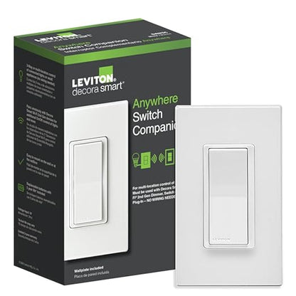 Leviton Decora Smart Switch Anywhere Companion, Add Wire-Free 3-Way/4-Way/5-Way by Leviton